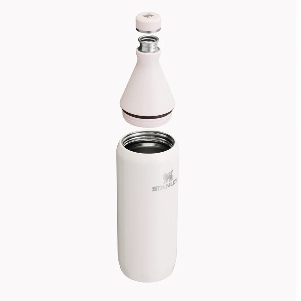 Stanley Pink and White Insulated Water Bottle - Picture 3 of 4